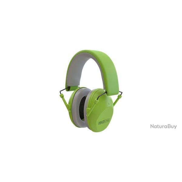 Isotunes Junior Defender 290 g en protection auditive pour le stand et l'atelier - Vert