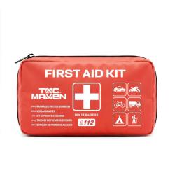 Kit de premiers secours Tac Maven conforme DIN 13164:2022 - Rouge / Taille unique