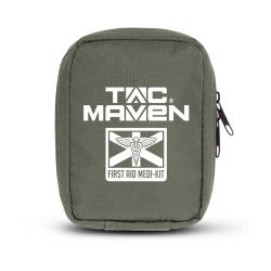 Kit de premiers secours Tac Maven Hippokrates 20 pi&egrave;ces - Vert olive / Taille unique