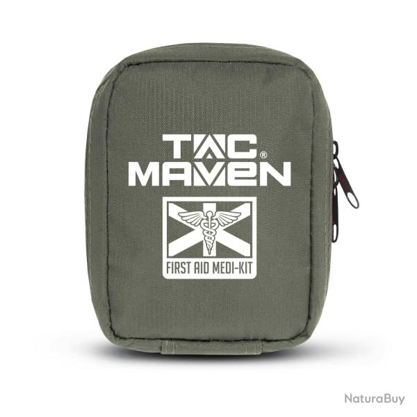Kit de premiers secours Tac Maven Hippokrates 20 pi�ces - Vert olive / Taille unique