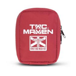 Kit de premiers secours Tac Maven Hippokrates 20 pi&egrave;ces - Rouge / Taille unique