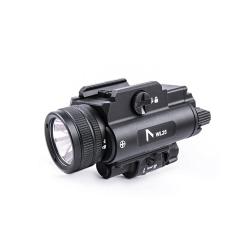 Lampe pour arme Nextorch WL25 1 200 lumens port&eacute;e 420 m IPX7 - Noir