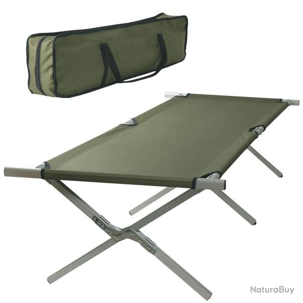 Lit de camp OPEX type US aluminium 190 x 66 cm charge 120 kg - Autre