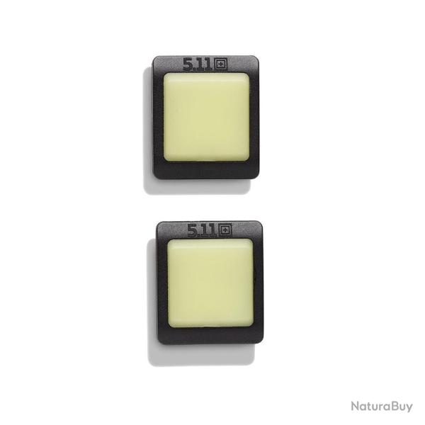 Marqueur fluorescent MOLLE 5.11 Tactical technologie Firefly, lot de 2 - Noir