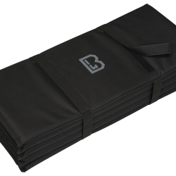 Matelas Brandit mousse EPE pliage en accord&eacute;on 191 x 54 cm - Noir