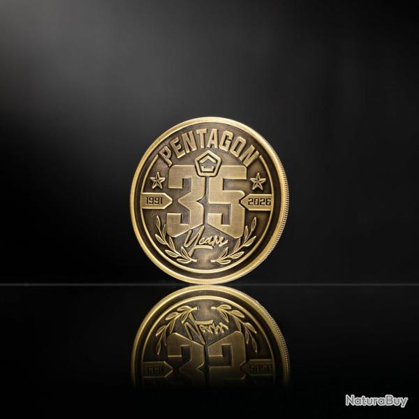 M�daille comm�morative Pentagon 35e anniversaire - Laiton vieilli