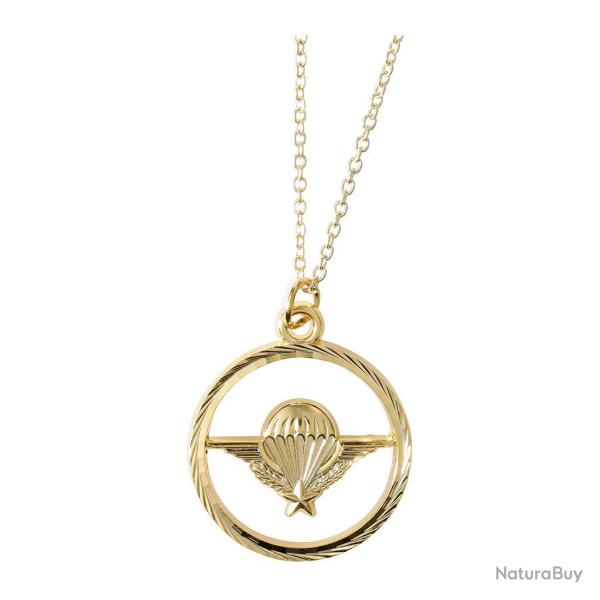 M�daille pendentif de brevet parachutiste Ares livr�e avec sa - Argent