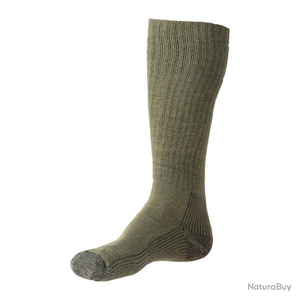 Mi-bas de combat Ares en laine climat froid renforts pointe - Kaki / 39/42