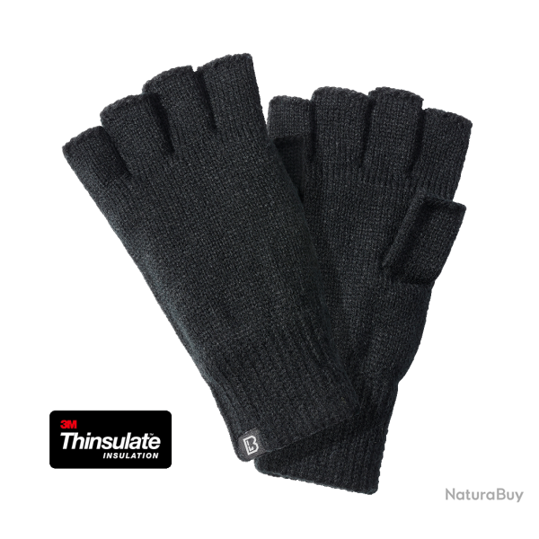 Mitaines Brandit Finger Stall doublure 3M Thinsulate - Noir / M