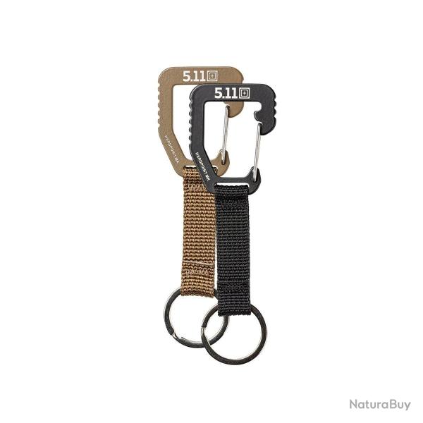 Mousqueton Hardpoint MK1 5.11 Tactical acier inoxydable - Noir
