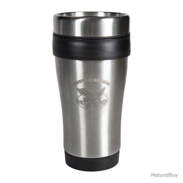 Mug m�tal Ares aux armes des troupes de montagne - Autre