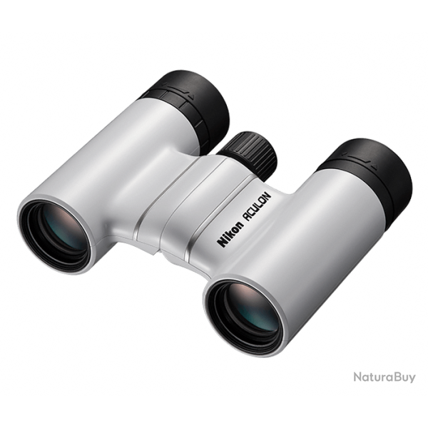 Nikon Jumelles Aculon T02 8x21 grossissement 8 x 21 mm 900 g pour l'observation de terrain - Blanc