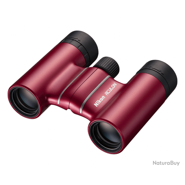 Nikon Jumelles Aculon T02 8x21 grossissement 8 x 21 mm 900 g pour l'observation de terrain - Rouge