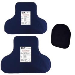 Pack balistique 2 plaques NIJ IIIA et plaque anti-trauma - Autre / 104-116 XL