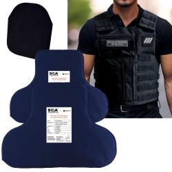 Pack balistique NIJ IIIA anti-trauma et housse de gilet souple - Autre / 104 / 116 C - M - L