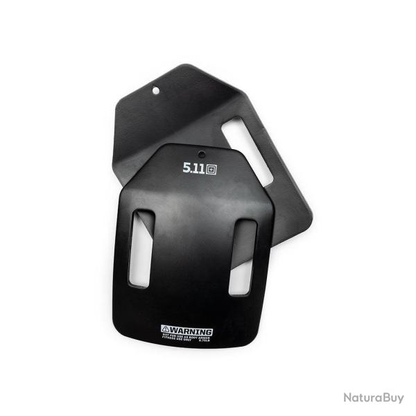 Paire de plaques lest�es 2.0 5.11 Tactical en acier poudr� - Noir