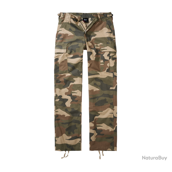 Pantalon Brandit BDU coupe femme en coton ripstop d�perlant - Light Woodland / 29