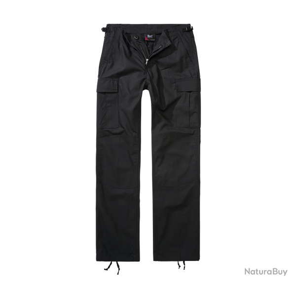 Pantalon Brandit BDU coupe femme en coton ripstop d�perlant - Noir / 27