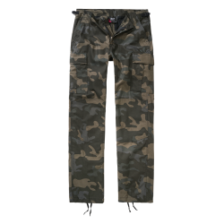 Pantalon Brandit BDU coupe femme en coton ripstop d&eacute;perlant - Dark Camo / 34