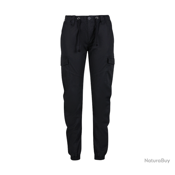 Pantalon Brandit Melina coupe femme en coton �lasthanne six - Noir / L