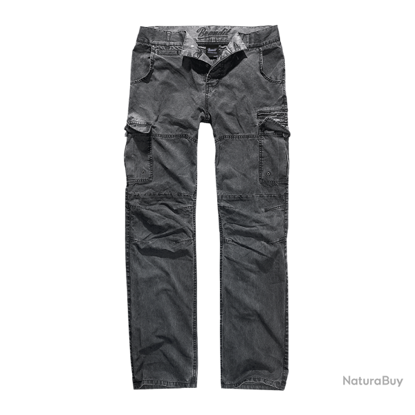 Pantalon Brandit Rocky Star coton 100 % coupe �troite teinture - Noir / XL