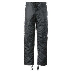 Pantalon chaud Brandit Thermo nylon coupe-vent d&eacute;perlant - Noir / 3XL