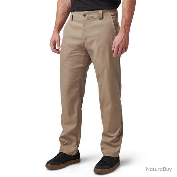 Pantalon chino Edge 2.0 5.11 Tactical toile Flex-Tac sept - Stone / US 34 / 34