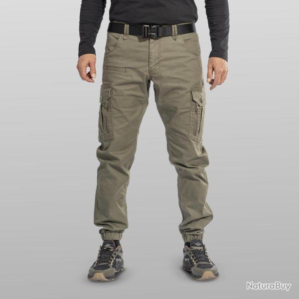 Pantalon de jogging tactique Pentagon Invictus serg� coton - Gris cendr� / 46 / 31"
