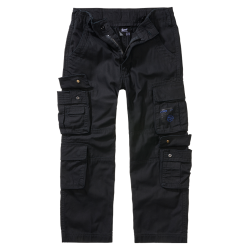 Pantalon enfant Brandit Pure Vintage coton huit poches - Noir / 134/140 cm
