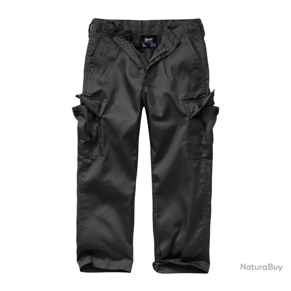 Pantalon enfant Brandit US Ranger polycoton d�perlant six - Noir / 134/140 cm