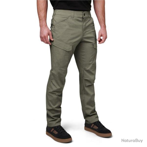 Pantalon Meridian 5.11 Tactical popeline extensible six poches - Vert sauge / US 38 / 30