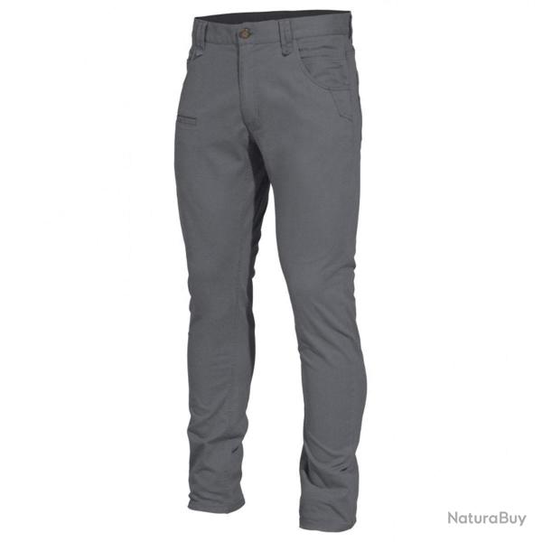 Pantalon tactique Pentagon Rogue Hero en serg� d�lav� extensible � entrejambe diamant Gris cendr� - 
