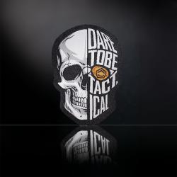 Patch moral Pentagon Half Skull Dare to Be Tactical tiss&eacute; - Multicolore
