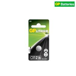 Pile bouton lithium GP CR1216 &agrave; l'unit&eacute;, 12,5 mm pour montre - Autre