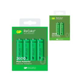 Piles rechargeables GPBM ReCyko AA 2600 mAh livr&eacute;es charg&eacute;es - Autre / Blister 2 piles