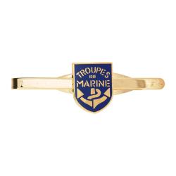 Pince &agrave; cravate Boussemart &agrave; ancre des troupes de marine - Or