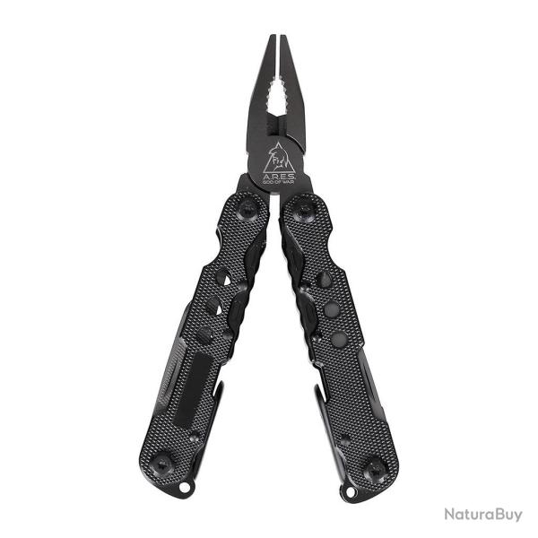 Pince multifonctions Ares Black Crab 12 outils 260 grammes - Noir