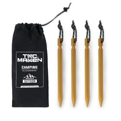 Piquets de sol Tac Maven en aluminium profil&eacute; 8,5 g - Orange