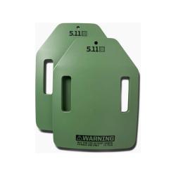 Plaques lest&eacute;es 5.11 Tactical 13,75 lb en acier anti-corrosion - Desert Sage