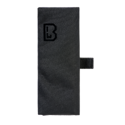 Pochette Brandit &agrave; tabac polyester 600D compartiment feuilles - Noir