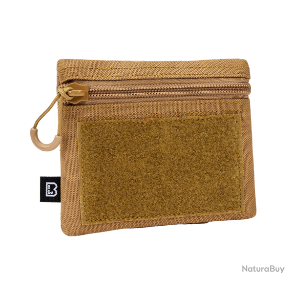 Pochette Brandit Mini EDC polyester 600D anneau porte-cl�s - Camel