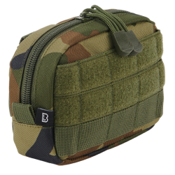 Pochette Brandit MOLLE Compact &agrave; glissi&egrave;re poche filet - Woodland