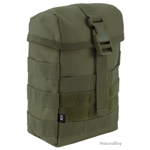 Pochette Brandit MOLLE Fire matelass�e boucle rapide - Vert olive