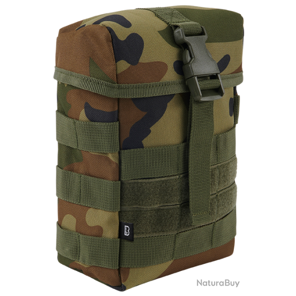 Pochette Brandit MOLLE Fire matelass�e boucle rapide - Woodland