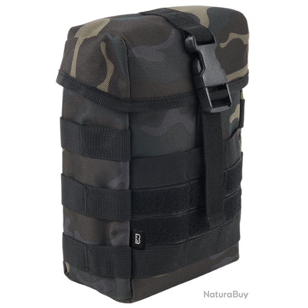 Pochette Brandit MOLLE Fire matelass�e boucle rapide - Dark Camo