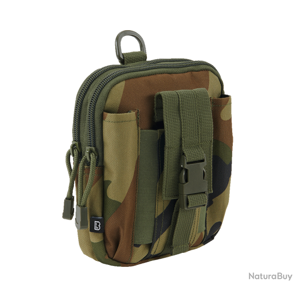 Pochette Brandit MOLLE Functional deux compartiments - Woodland
