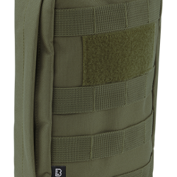 Pochette Brandit MOLLE Snake sept sangles &eacute;lastiques poches - Vert olive