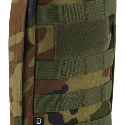 Pochette Brandit MOLLE Snake sept sangles &eacute;lastiques poches - Woodland