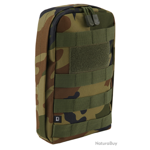 Pochette Brandit MOLLE Snake sept sangles �lastiques poches - Woodland