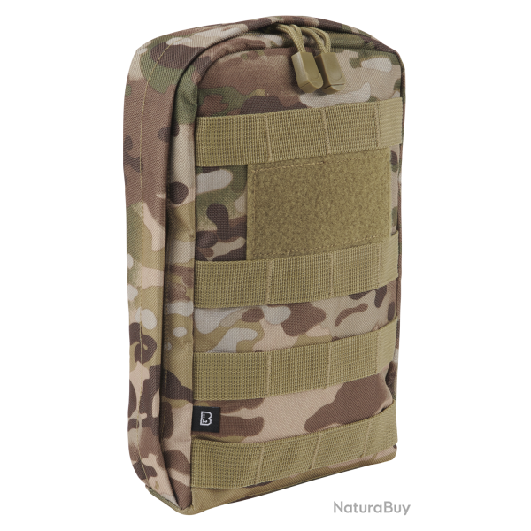 Pochette Brandit MOLLE Snake sept sangles �lastiques poches - Tactical Camo